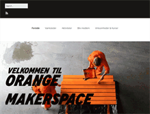 Tablet Screenshot of orangemakerspace.com